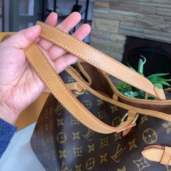 Louis Vuitton Brown Monogram Tote Bag - Picture 10 of 17